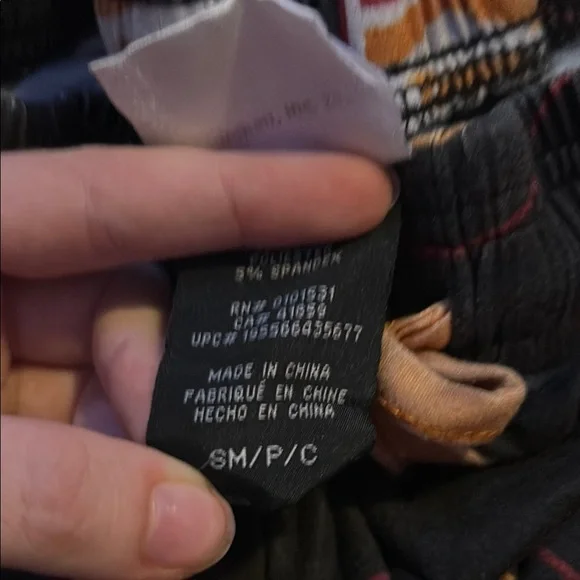 Noodles Print Pajama Pants with matching top - Black - Picture 4 of 6